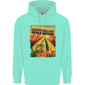 Camping Sky Above Trekking Outdoors Childrens Kids Hoodie Peppermint