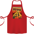 Camping Sky Above Trekking Outdoors Cotton Apron 100% Organic Red