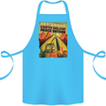 Camping Sky Above Trekking Outdoors Cotton Apron 100% Organic Turquoise