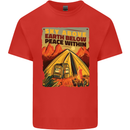 Camping Sky Above Trekking Outdoors Kids T-Shirt Childrens Red