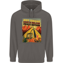 Camping Sky Above Trekking Outdoors Mens 80% Cotton Hoodie Charcoal