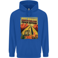 Camping Sky Above Trekking Outdoors Mens 80% Cotton Hoodie Royal Blue