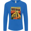 Camping Sky Above Trekking Outdoors Mens Long Sleeve T-Shirt Royal Blue