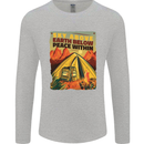 Camping Sky Above Trekking Outdoors Mens Long Sleeve T-Shirt Sports Grey