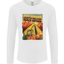 Camping Sky Above Trekking Outdoors Mens Long Sleeve T-Shirt White