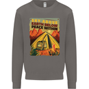 Camping Sky Above Trekking Outdoors Mens Sweatshirt Jumper Charcoal