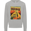 Camping Sky Above Trekking Outdoors Mens Sweatshirt Jumper Sports Grey