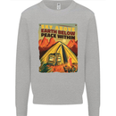 Camping Sky Above Trekking Outdoors Mens Sweatshirt Jumper Sports Grey
