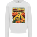 Camping Sky Above Trekking Outdoors Mens Sweatshirt Jumper White