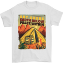 Camping Sky Above Trekking Outdoors Mens T-Shirt 100% Cotton White