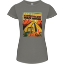 Camping Sky Above Trekking Outdoors Womens Petite Cut T-Shirt Charcoal