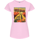 Camping Sky Above Trekking Outdoors Womens Petite Cut T-Shirt Light Pink