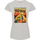Camping Sky Above Trekking Outdoors Womens Petite Cut T-Shirt Sports Grey
