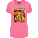 Camping Sky Above Trekking Outdoors Womens Wider Cut T-Shirt Azalea