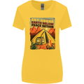Camping Sky Above Trekking Outdoors Womens Wider Cut T-Shirt Yellow