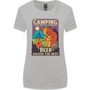Camping Solves Most of My Problems Funny Womens Wider Cut T-Shirt Sports Grey