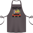 Camping Weekend Forecast Funny Alcohol Beer Cotton Apron 100% Organic Dark Grey