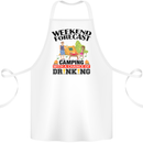 Camping Weekend Forecast Funny Alcohol Beer Cotton Apron 100% Organic White