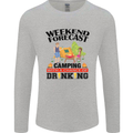 Camping Weekend Forecast Funny Alcohol Beer Mens Long Sleeve T-Shirt Sports Grey