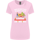 Camping Weekend Forecast Funny Alcohol Beer Womens Wider Cut T-Shirt Light Pink