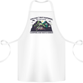 Camping & Bird Watching Funny Cotton Apron 100% Organic White