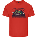 Camping & Bird Watching Funny Mens Cotton T-Shirt Tee Top Red