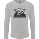 Camping & Bird Watching Funny Mens Long Sleeve T-Shirt Sports Grey