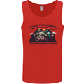 Camping & Bird Watching Funny Mens Vest Tank Top Red