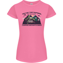 Camping & Bird Watching Funny Womens Petite Cut T-Shirt Azalea