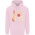 Camping is Fun Funny Murder Halloween Childrens Kids Hoodie Light Pink