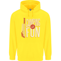 Camping is Fun Funny Murder Halloween Childrens Kids Hoodie Yellow