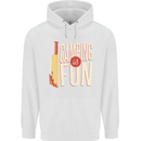 Camping is Fun Funny Murder Halloween Mens 80% Cotton Hoodie White
