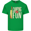 Camping is Fun Funny Murder Halloween Mens Cotton T-Shirt Tee Top Irish Green