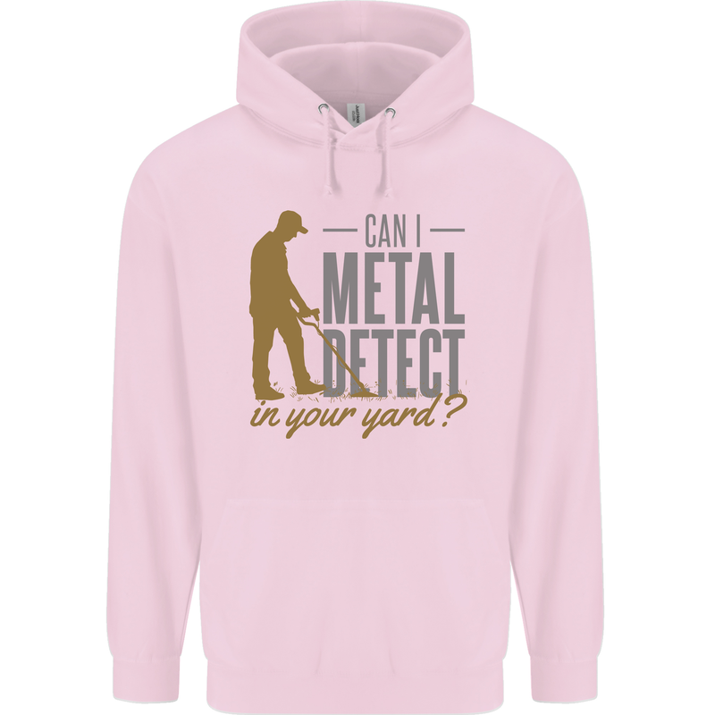 Can I Metal Detect Funny Detecting Detector Childrens Kids Hoodie Light Pink