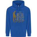 Can I Metal Detect Funny Detecting Detector Childrens Kids Hoodie Royal Blue