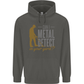 Can I Metal Detect Funny Detecting Detector Childrens Kids Hoodie Storm Grey