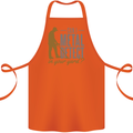 Can I Metal Detect Funny Detecting Detector Cotton Apron 100% Organic Orange