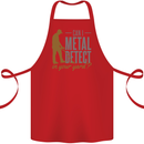 Can I Metal Detect Funny Detecting Detector Cotton Apron 100% Organic Red
