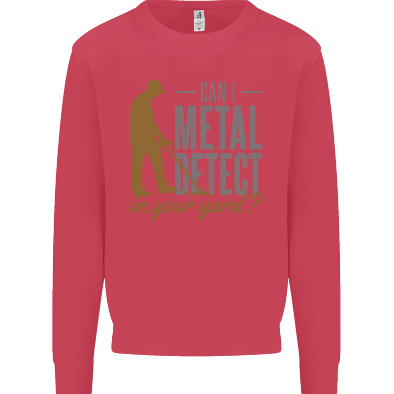 Can I Metal Detect Funny Detecting Detector Kids Sweatshirt Jumper Heliconia