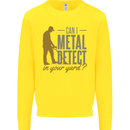 Can I Metal Detect Funny Detecting Detector Kids Sweatshirt Jumper Yellow