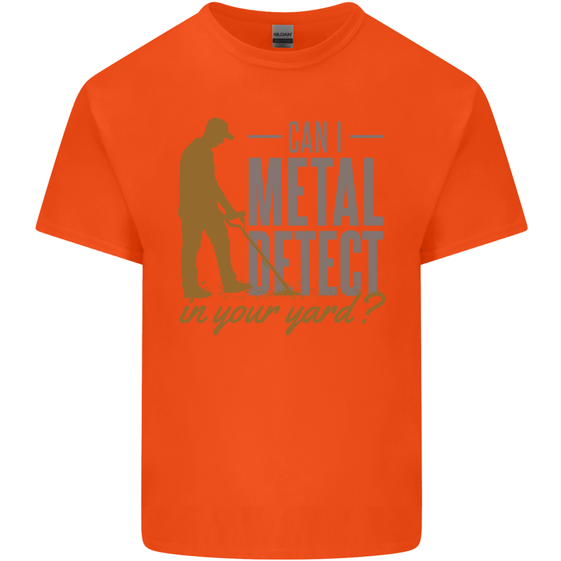 Can I Metal Detect Funny Detecting Detector Kids T-Shirt Childrens Orange