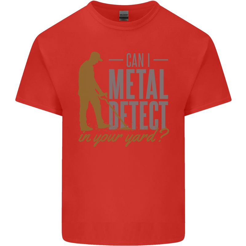 Can I Metal Detect Funny Detecting Detector Kids T-Shirt Childrens Red