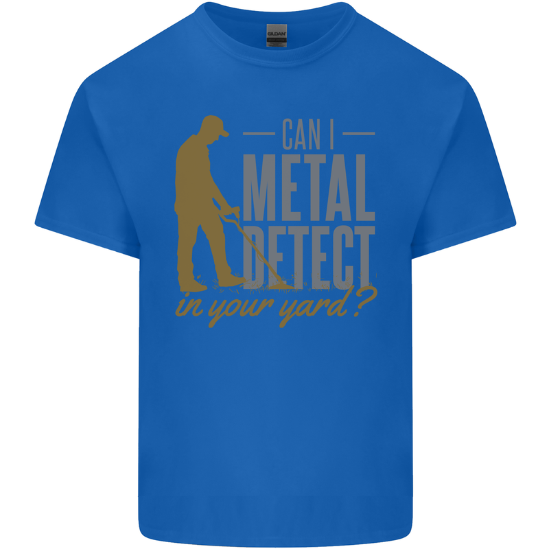 Can I Metal Detect Funny Detecting Detector Kids T-Shirt Childrens Royal Blue