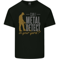 Can I Metal Detect Funny Detecting Detector Mens Cotton T-Shirt Tee Top Black