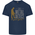 Can I Metal Detect Funny Detecting Detector Mens Cotton T-Shirt Tee Top Navy Blue