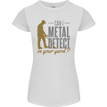 Can I Metal Detect Funny Detecting Detector Womens Petite Cut T-Shirt White