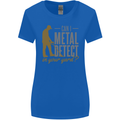 Can I Metal Detect Funny Detecting Detector Womens Wider Cut T-Shirt Royal Blue