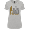 Can I Metal Detect Funny Detecting Detector Womens Wider Cut T-Shirt Sports Grey