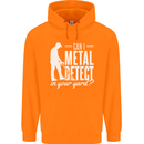 Can I Metal Detect In Your Yard Detecting Childrens Kids Hoodie Orange