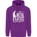 Can I Metal Detect In Your Yard Detecting Childrens Kids Hoodie Purple
